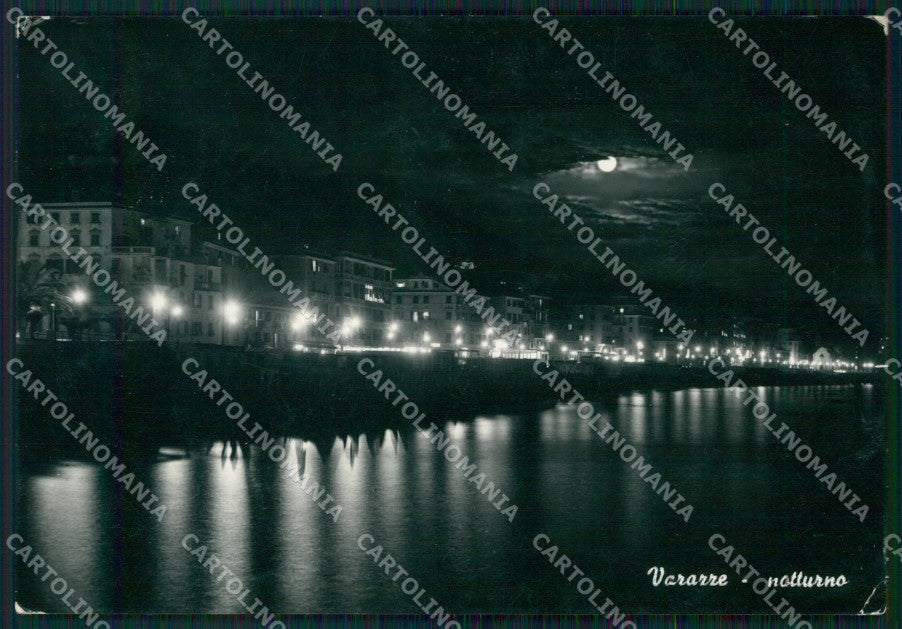 Savona Varazze Chiaro di Luna PIEGHINA FG Foto cartolina KB5059 – fronte