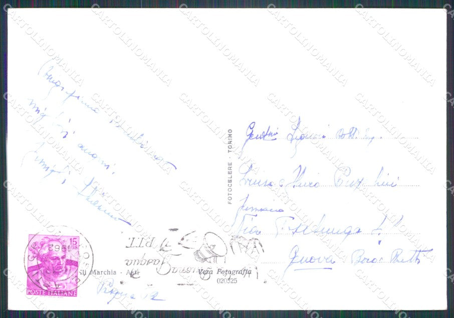 Asti Città FG Foto cartolina KB5070 – retro
