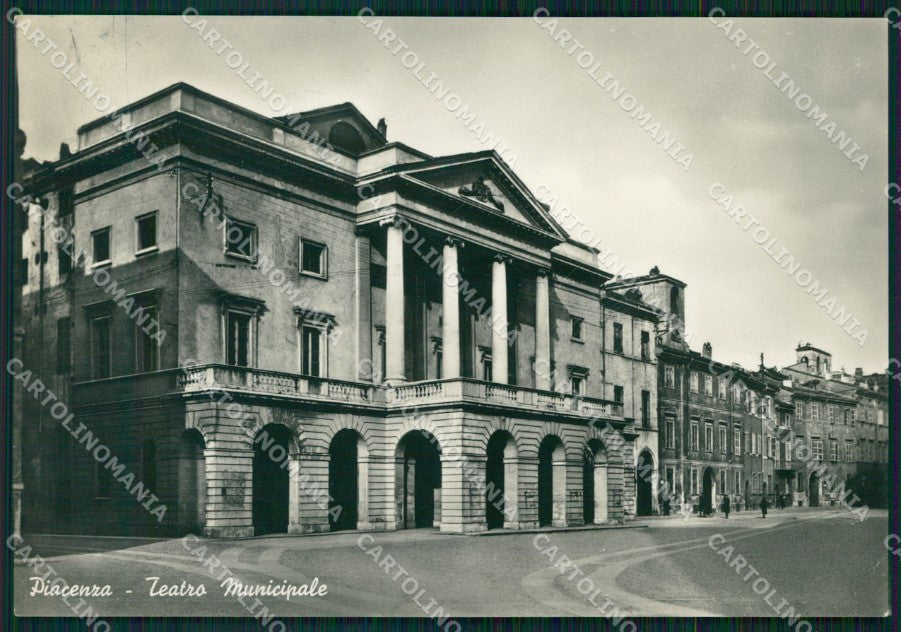 Piacenza Città Teatro Municipale FG Foto cartolina KB5077 – fronte