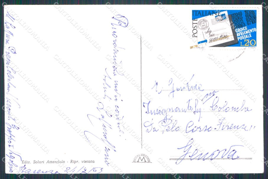 Parma Vernasca Vigoleno Castello FG Foto cartolina KB5086 – retro