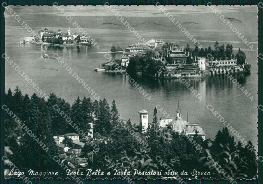 Verbania Stresa Isola Bella e Isola Pescatori FG Foto cartolina KB5089 – fronte