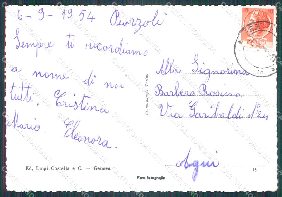 Genova Nervi FG Foto cartolina KB5095 – retro