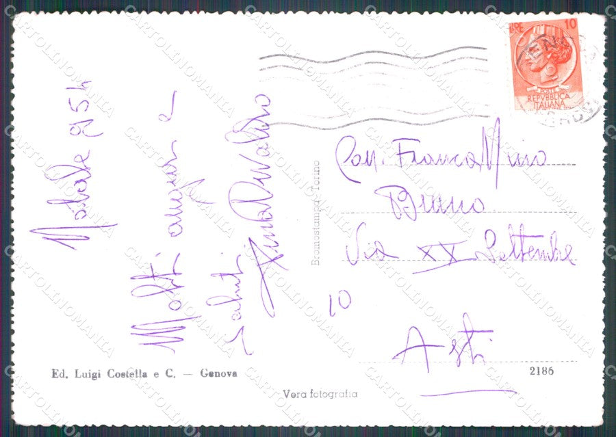 Genova Nervi FG Foto cartolina KB5097 – retro