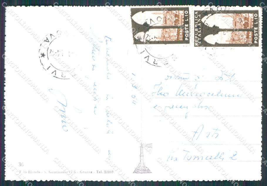 Genova Nervi FG Foto cartolina KB5098 – retro