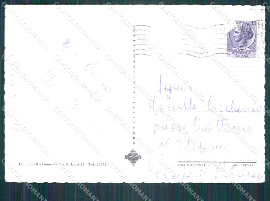 Genova Nervi Golfo Paradiso FG Foto cartolina KB5099 – retro