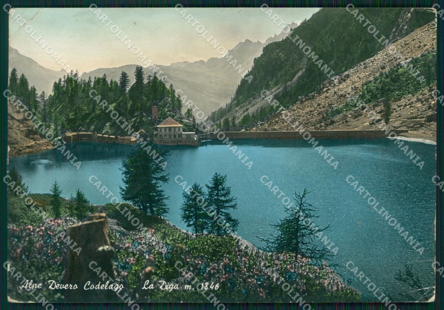 Verbania Codelago Diga di PIEGHE FG Foto cartolina KB5106 – fronte