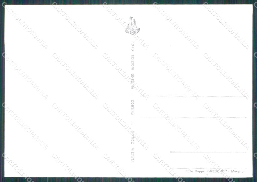 Trento Passo della Mendola FG Foto cartolina KB5118 – retro