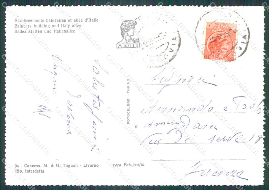 Livorno Città FG Foto cartolina KB5122 – retro