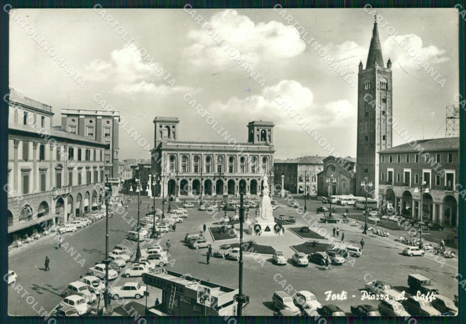 Forli' Città Auto FG Foto cartolina KB5140 – fronte