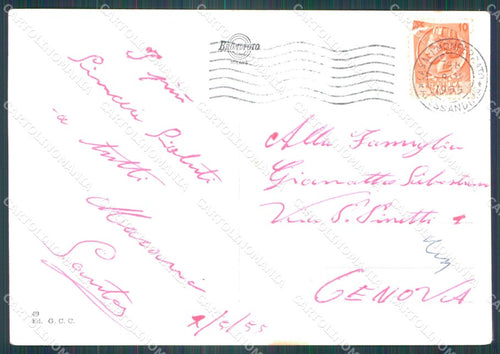 Alessandria Casale Monferrato PIEGHINE FG Foto cartolina KB5141 – retro