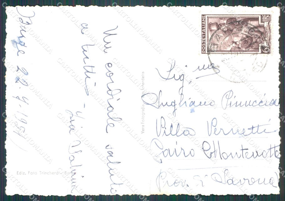 Cuneo Colletta Monviso PIEGHINA FG Foto cartolina KB5149 – retro