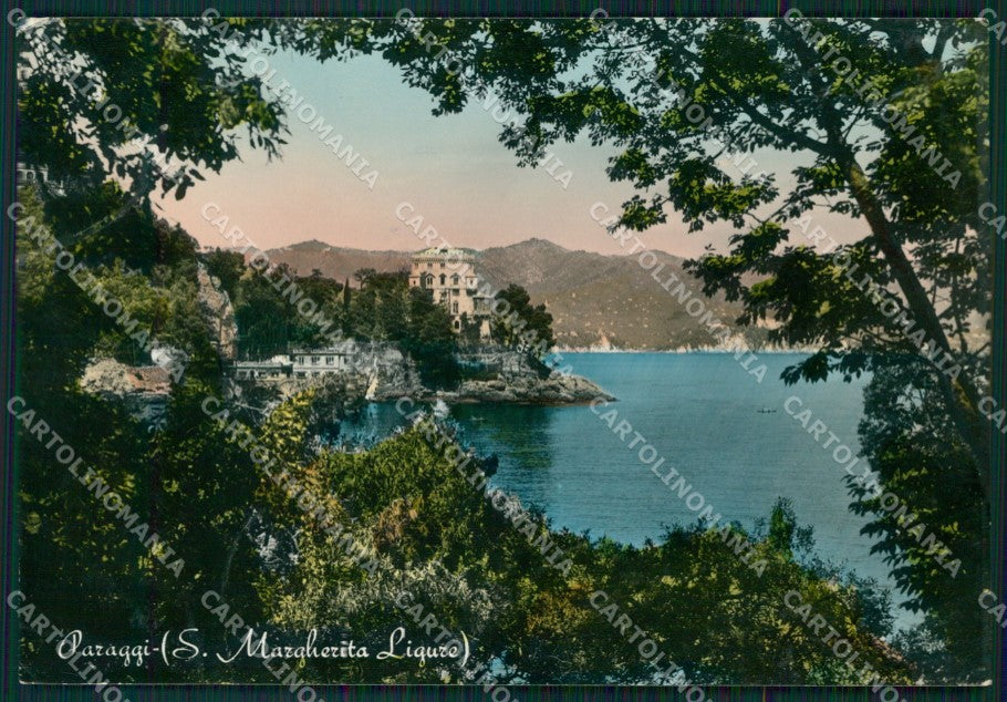 Genova Santa Margherita Ligure Paraggi PIEGHINA FG Foto cartolina KB5150 – fronte
