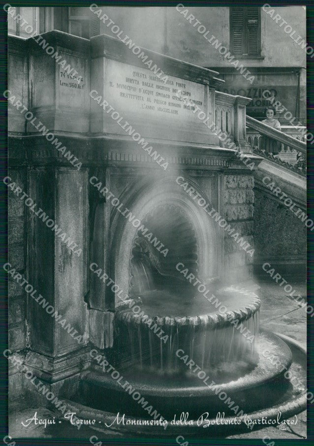 Alessandria Acqui Terme La Bollente FG Foto cartolina KB5153 – fronte
