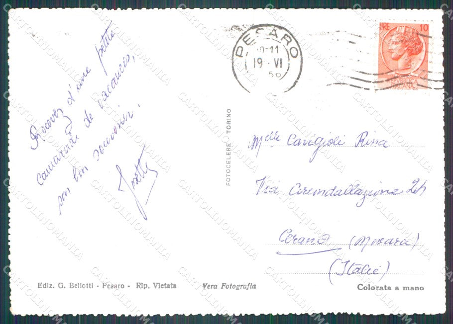 Pesaro Città FG Foto cartolina KB5155 – retro