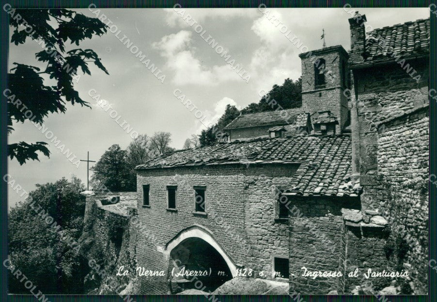 Arezzo La Verna Santuario FG Foto cartolina KB5158 – fronte