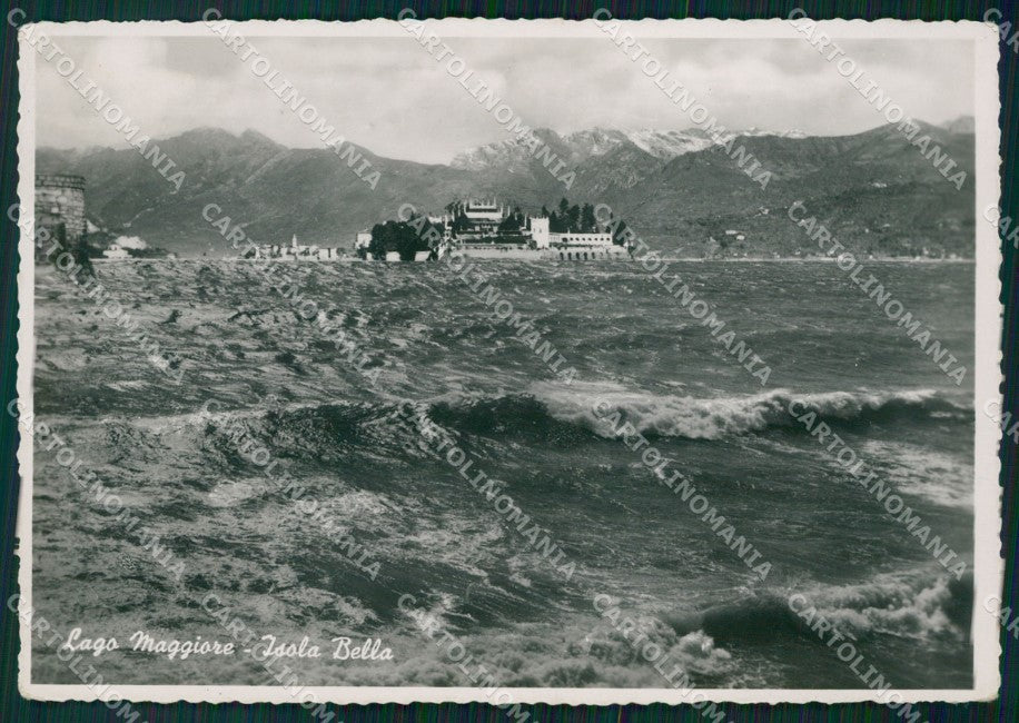 Verbania Isola Bella Lago Maggiore PIEGA FG Foto cartolina KB5178 – fronte