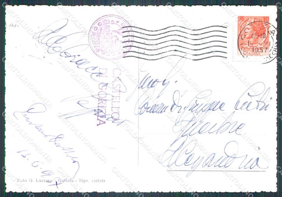 Gorizia Città FG Foto cartolina KB5196 – retro
