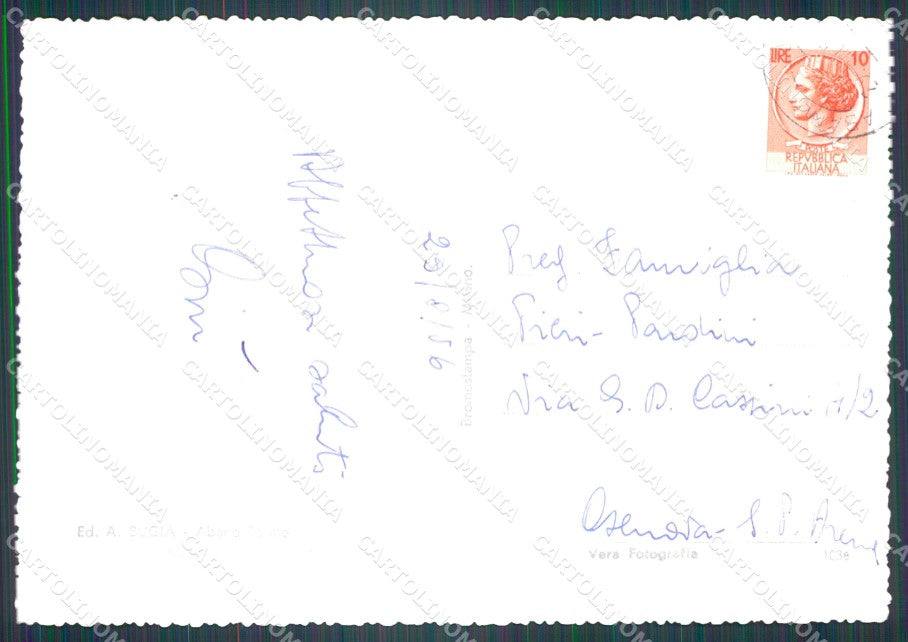 Padova Abano Terme Stabilimento Menegalli FG Foto cartolina KB5200 – retro