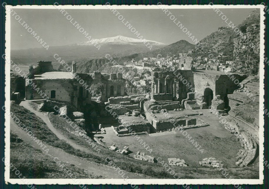 Messina Taormina Teatro Greco Romano FG Foto cartolina KB5207 – fronte
