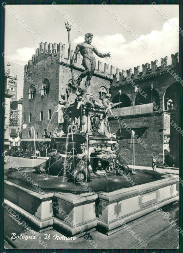 Bologna Città Fontana Nettuno FG Foto cartolina KB5216 – fronte