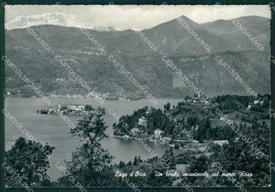 Novara Lago d'Orta Monte Rosa FG Foto cartolina KB5247 – fronte