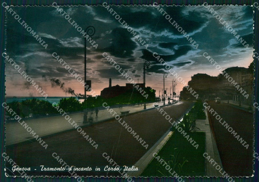 Genova Città PIEGATA FG Foto cartolina KB5266 – fronte