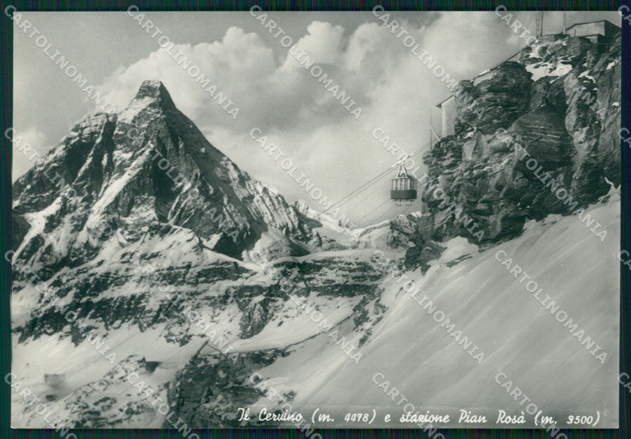 Aosta Valtournenche Pian Rosà Cervino FG Foto cartolina KB5270 – fronte