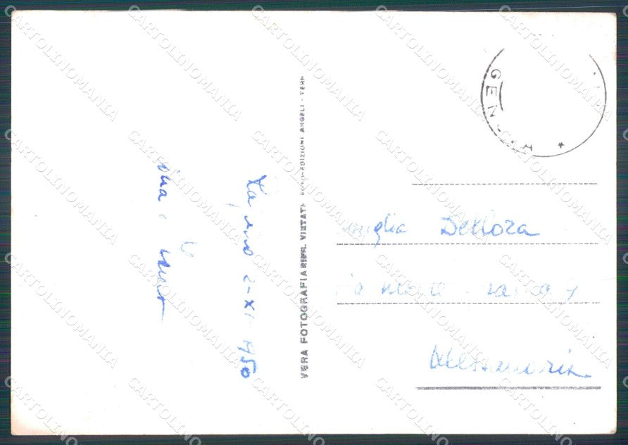 Genova Rapallo San Michele di Pagana Barche FG Foto cartolina KB5272 – retro