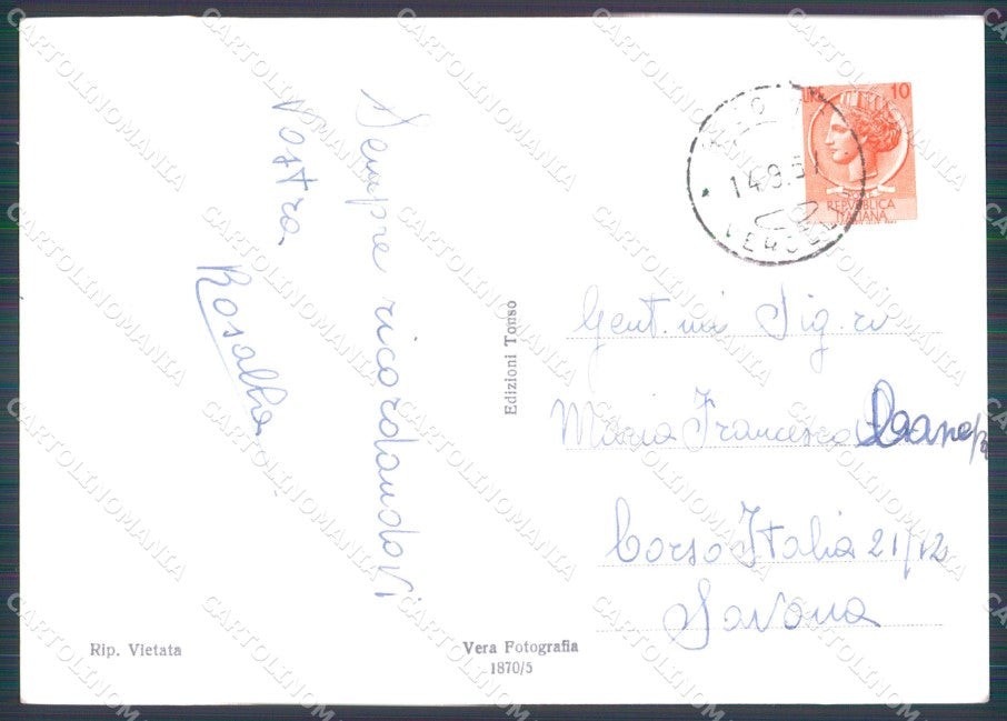Biella Bioglio PIEGA FG Foto cartolina KB5278 – retro