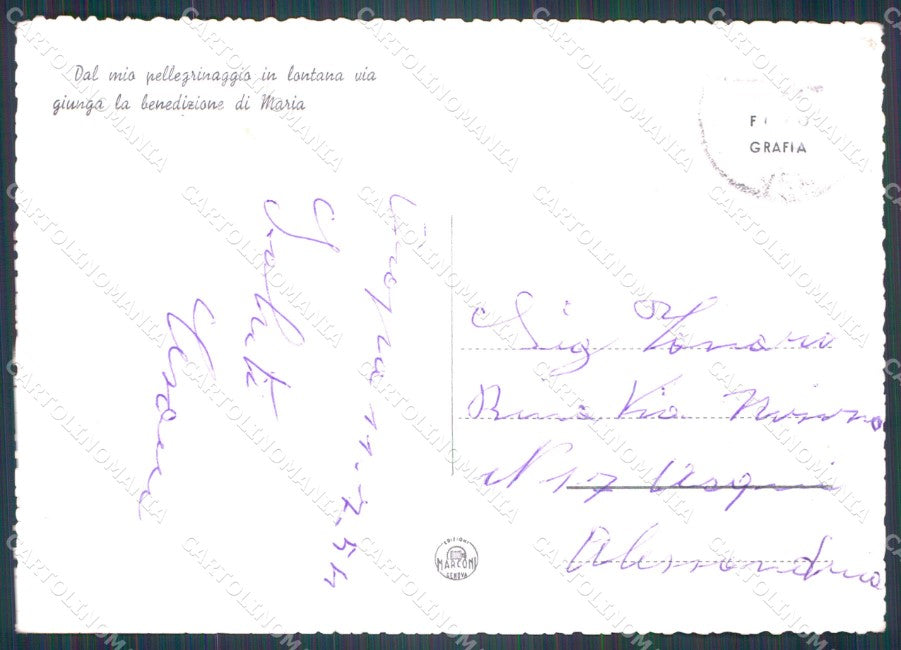 Biella Oropa Santuario FG Foto cartolina KB5280 – retro