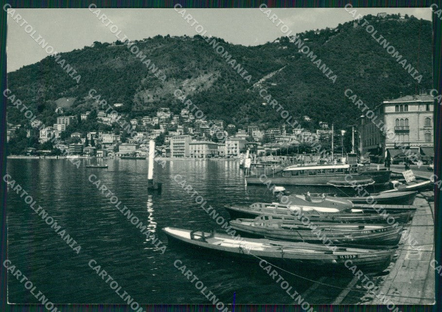 Como Città Lago di Barche FG Foto cartolina KB5295 – fronte