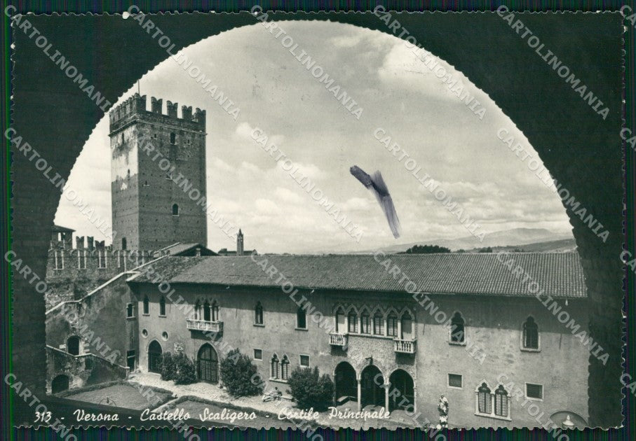 Verona Città Castello Scaligero FG Foto cartolina KB5299 – fronte
