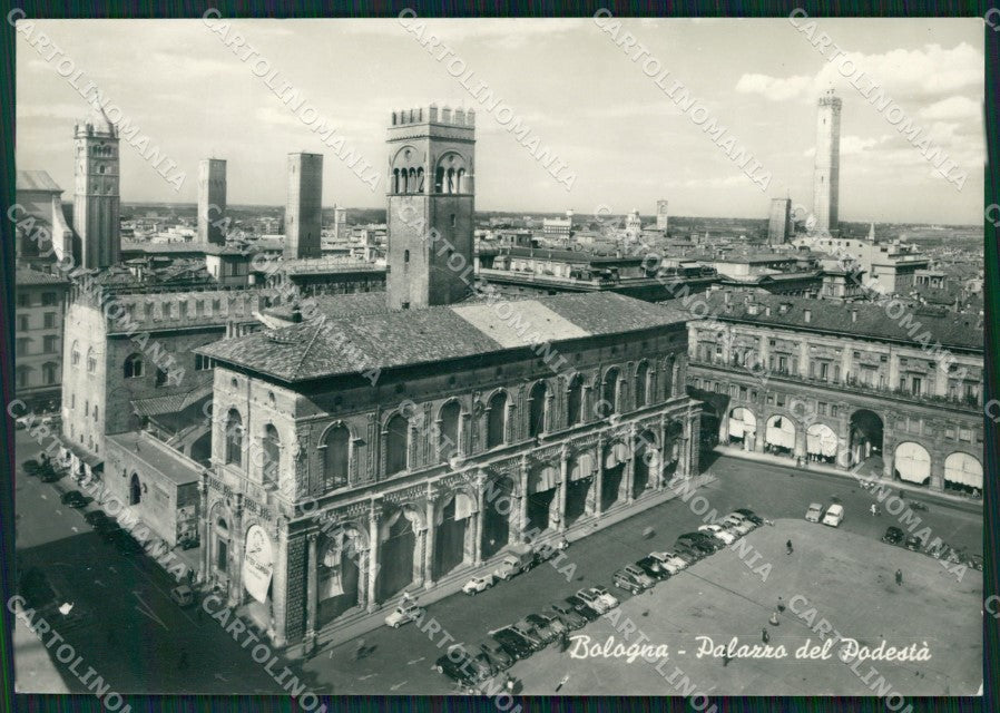 Bologna Città Palazzo del Podestà ABRASA COLLA FG Foto cartolina KB5301 – fronte