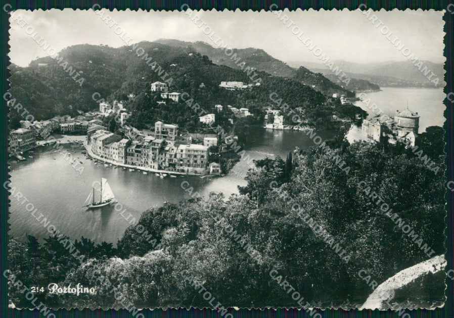 Genova Portofino PIEGA FG Foto cartolina KB5306 – fronte