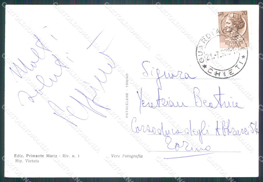 Chieti Guardiagrele PIEGHE FG Foto cartolina KB5320 – retro
