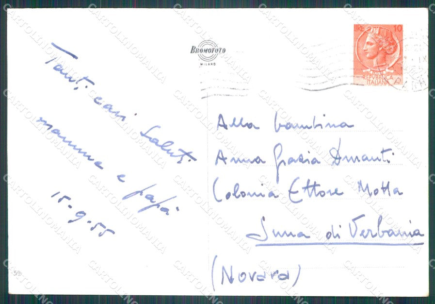 Parma Salsomaggiore Poggio Diana FG Foto cartolina KB5335 – retro