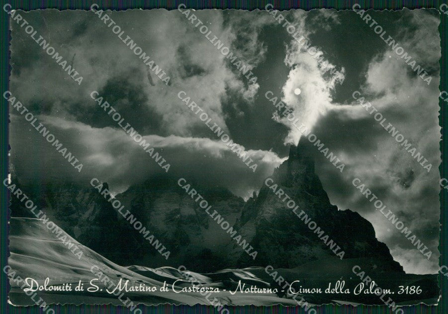 Trento San Martino di Castrozza Cimon della Pala FG Foto cartolina KB5336 – fronte