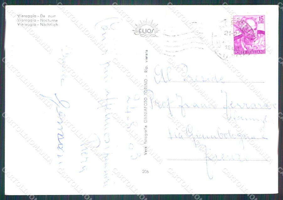 Lucca Viareggio FG Foto cartolina KB5357 – retro