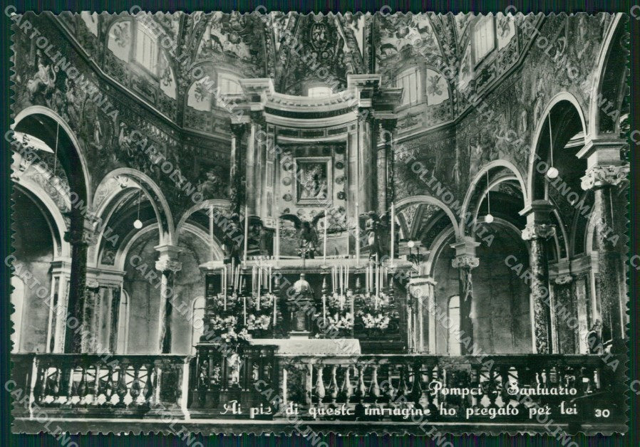 Napoli Pompei Santuario FG Foto cartolina KB5369 – fronte