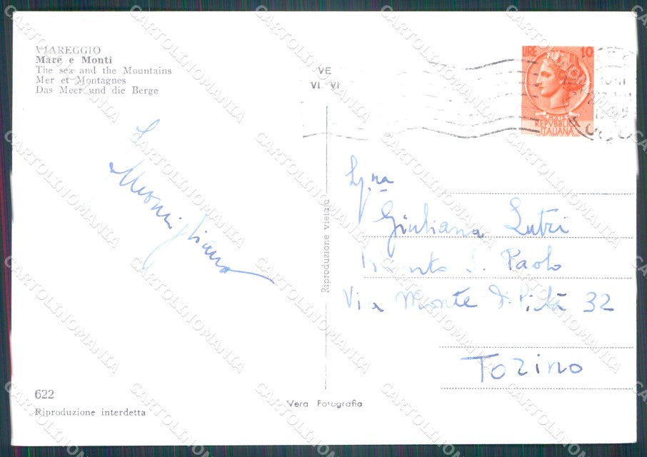 Lucca Viareggio FG Foto cartolina KB5377 – retro