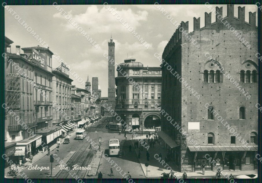 Bologna Città Tram Corriere FG Foto cartolina KB5385 – fronte