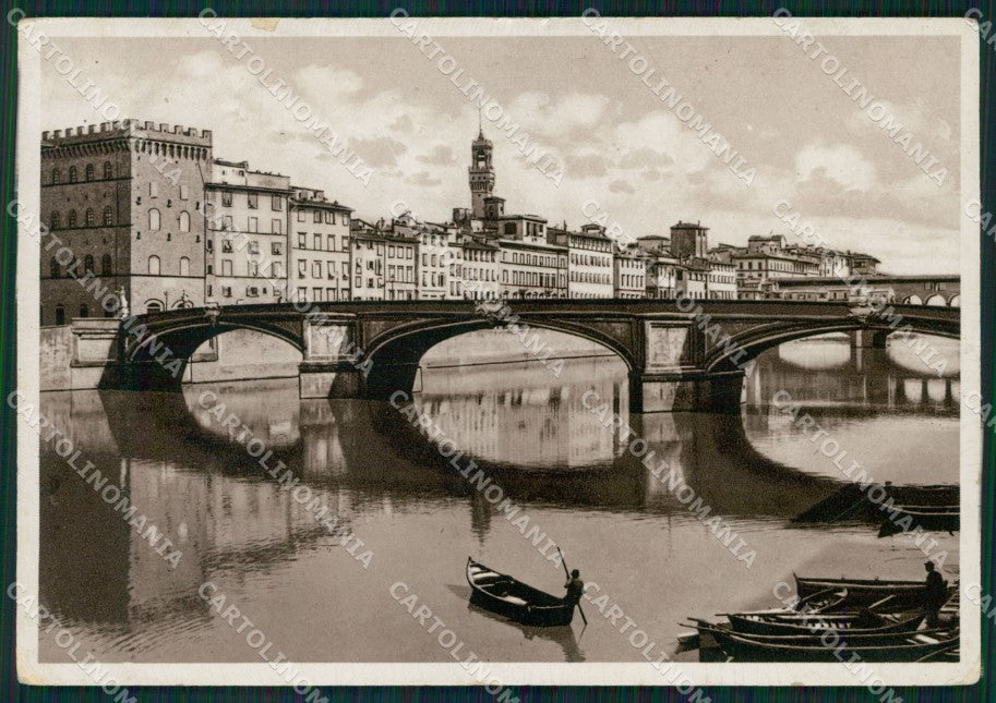 Firenze Città Ponte Santa Trinità ABRASA FG Foto cartolina KB5387 – fronte