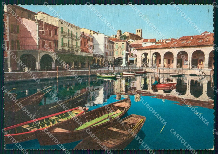 Brescia Desenzano Lago di Garda Barche FG Foto cartolina KB5418 – fronte