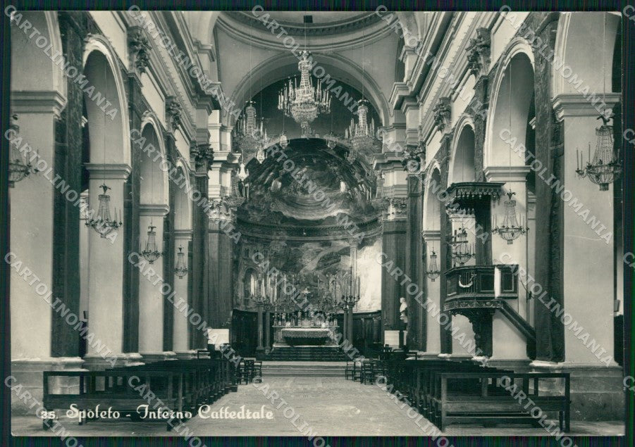 Perugia Spoleto Cattedrale FG Foto cartolina KB5432 – fronte
