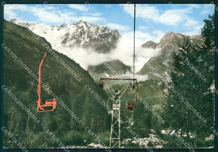 Verbania Macugnaga Seggiovia FG Foto cartolina KB5443 – fronte