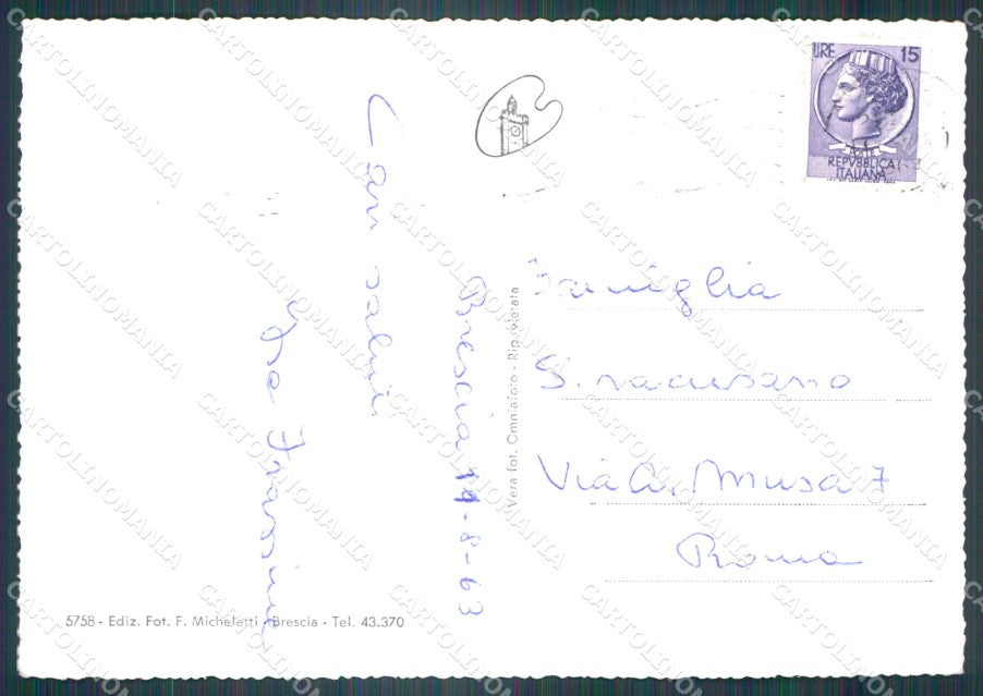 Brescia Città Duomo FG Foto cartolina KB5445 – retro