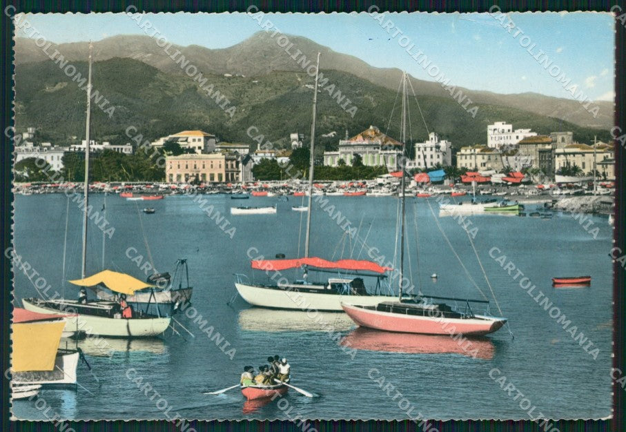 Genova Sestri Levante Barche STRAPPINI FG Foto cartolina KB5447 – fronte