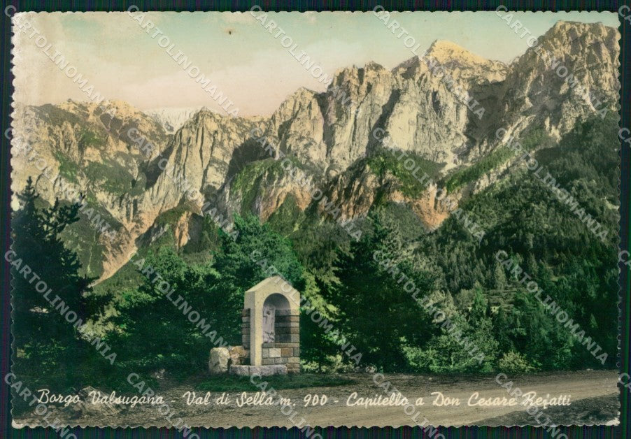 Trento Borgo Valsugana ABRASA FG Foto cartolina KB5465 – fronte