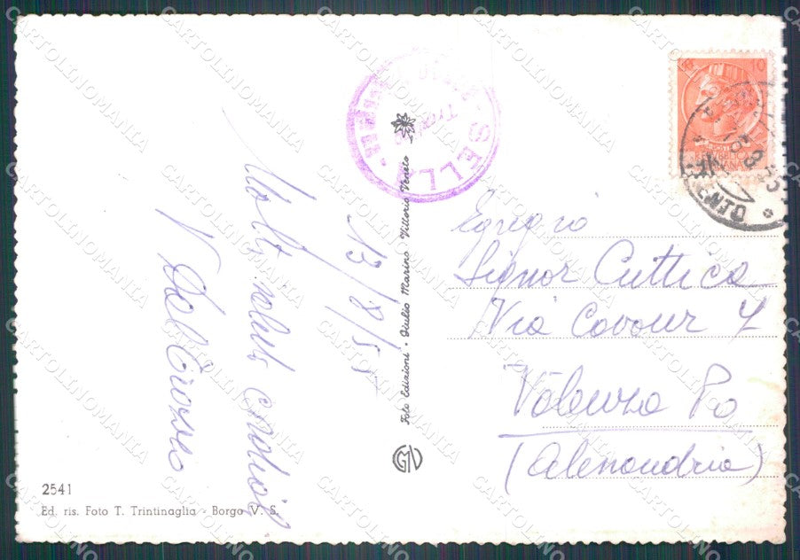 Trento Borgo Valsugana ABRASA FG Foto cartolina KB5465 – retro