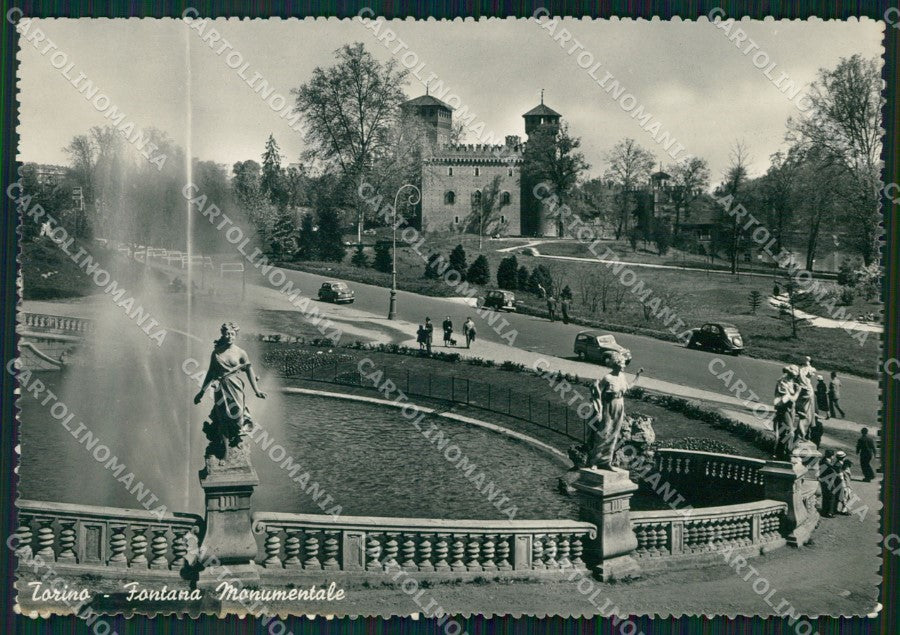 Torino Città Fontana Monumentale FG Foto cartolina KB5472 – fronte